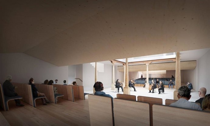 Archivo - Infografía de la futura sede del conservatorio.