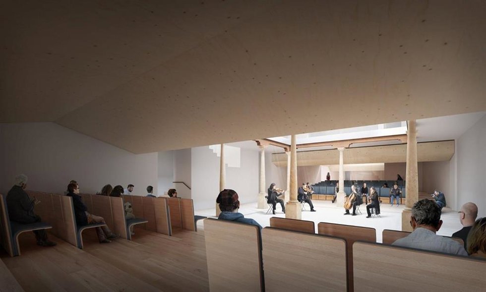 Archivo - Infografía de la futura sede del conservatorio.