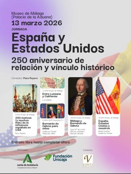 El Museo de Málaga acoge la jornada 'España y Estados Unidos: 250 aniversario de relación y vínculo histórico'