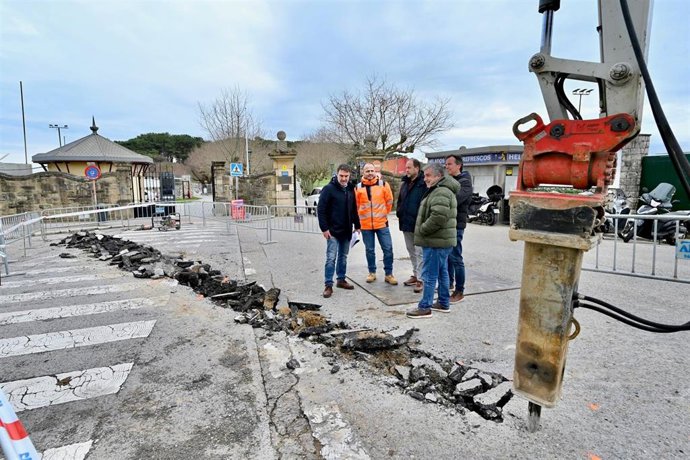 Inicio obras en la Avenida de La Magdalena.