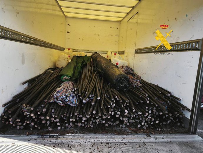 Operativo contra a subtracción de cobre.