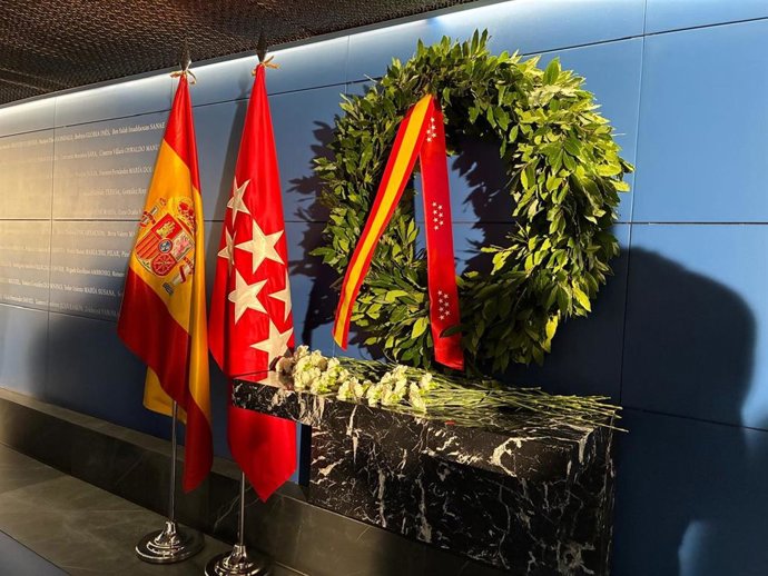 Espacio homenaje a las víctimas del 11 de marzo de 2004 en la estación de Atocha