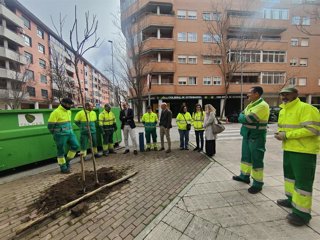 Plantación de árboles en el Nuevo Cáceres