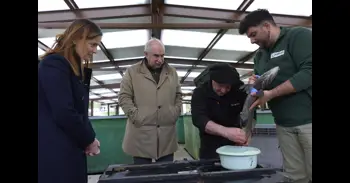 Medio Ambiente invierte medio millón de euros en mejoras para la piscifactoría de Oronoz-Mugairi