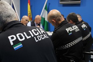 Reunión de la Policía Local de Mijas.