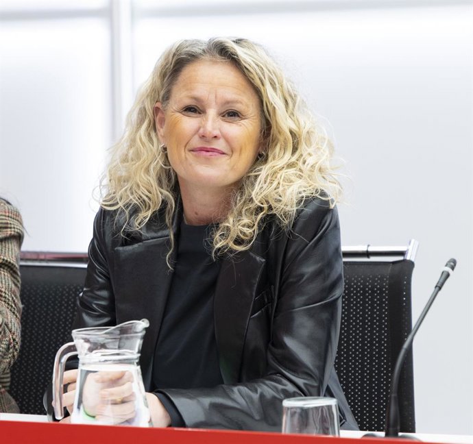 Archivo - Arquivo - A deputada socialista Montse Mínguez, porta-voz do PSOE e secretária-geral do Grupo Socialista no Congresso