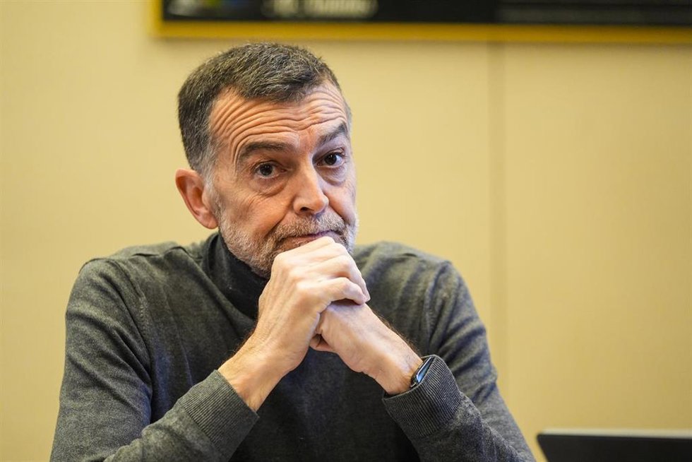El coordinador federal de IU y candidato de Por Andalucía a la Presidencia de la Junta, Antonio Maíllo, en una fotografía de archivo. 