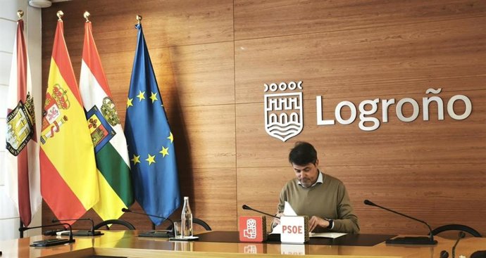 El portavoz del PSOE en el Ayuntamiento de Logroño, Luis Alonso.