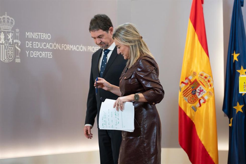 La ministra de Educación, Formación Profesional y Deportes, Milagros Tolón,