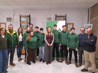 Primera promoción de la Escuela de Piñeros de Jaén
