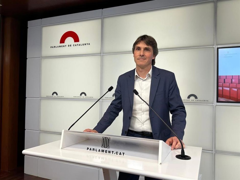 El portavoz de Junts en el Parlament, Salvador Vergés