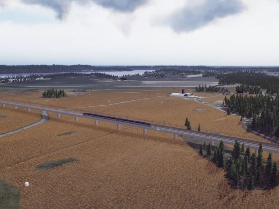 Proyecto ferroviario de Hochtief en Suecia