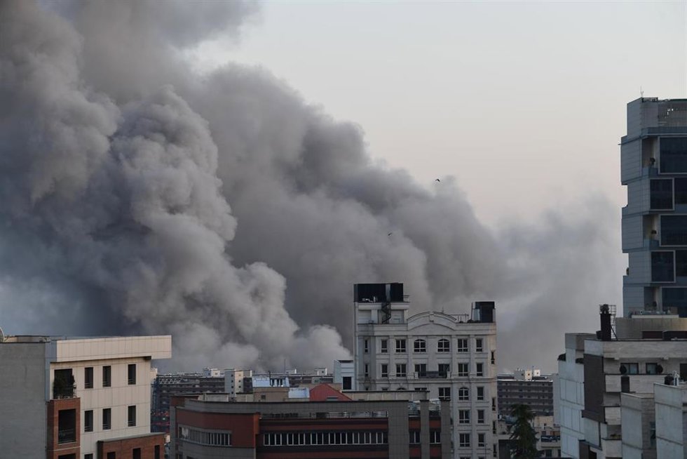 Una explosión en la capital de Irán, Teherán