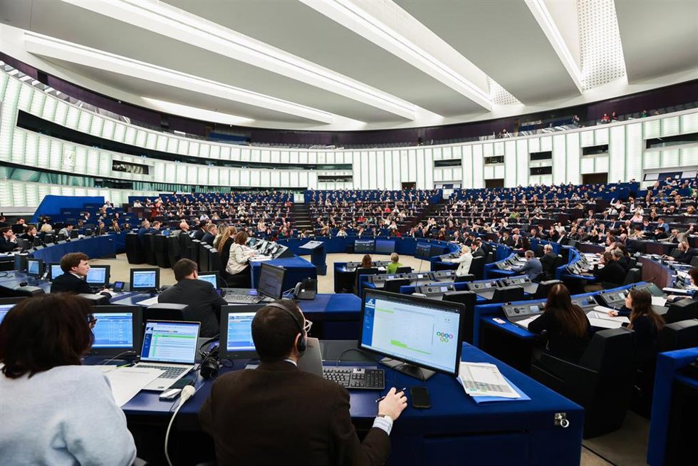 Archivo - Sesión plenaria del Parlamento Europeo