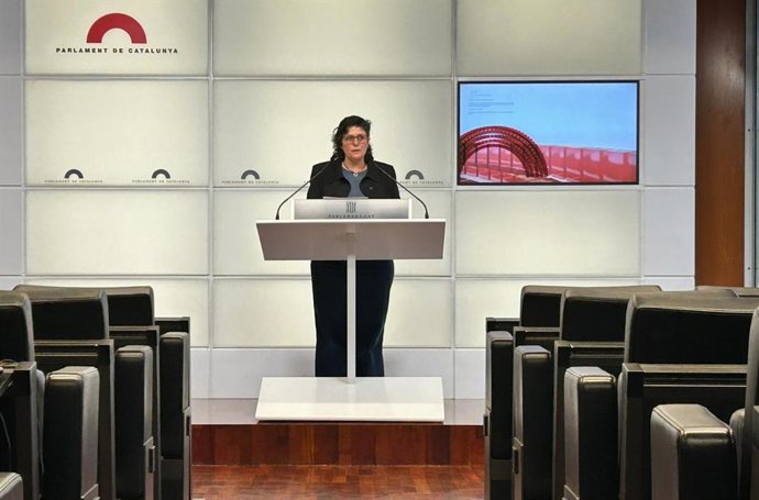 La líder de la CUP al Parlament, Pilar Castillejo