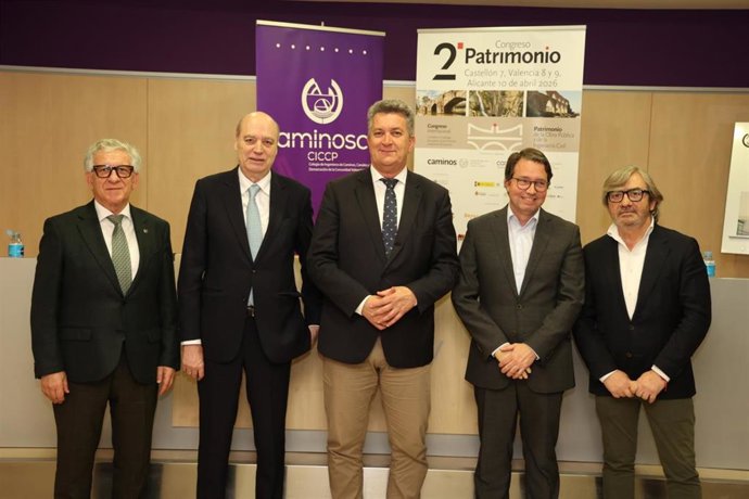 Rueda de prensa de presentación del 2º Congreso Internacional del Patrimonio de la Obra Pública y de la Ingeniería Civil.
