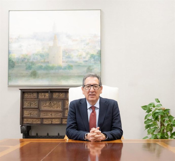 El presidente de Fundación Cajasol, Antonio Pulido.