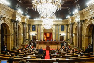 Archivo - L'hemicicle del Parlament de Catalunya