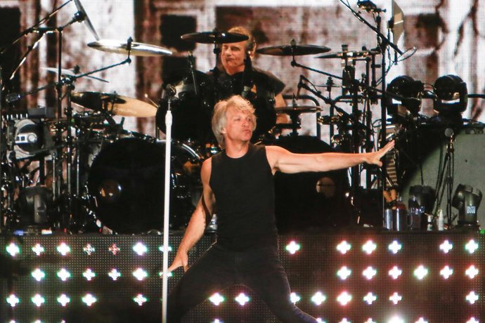 Archivo - Concierto de Bon Jovi en el estadio Wanda Metropolitano de Madrid