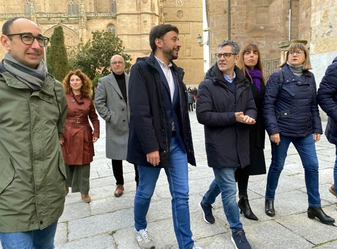 Bolaños pide el voto para el PSOE como "única opción posible" para "desalojar" al PP de la Junta