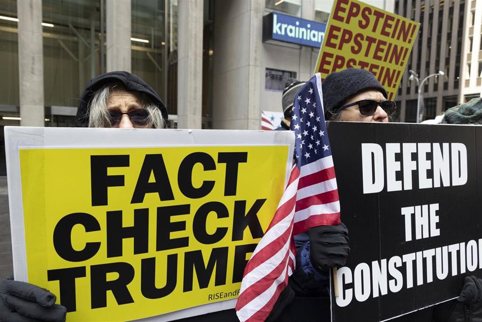 Manifestaciones en Estados Unidos por el caso Epstein