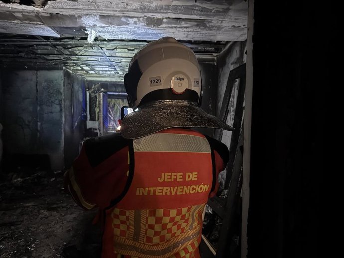 Un bomberi de la Comunidad de Madrid