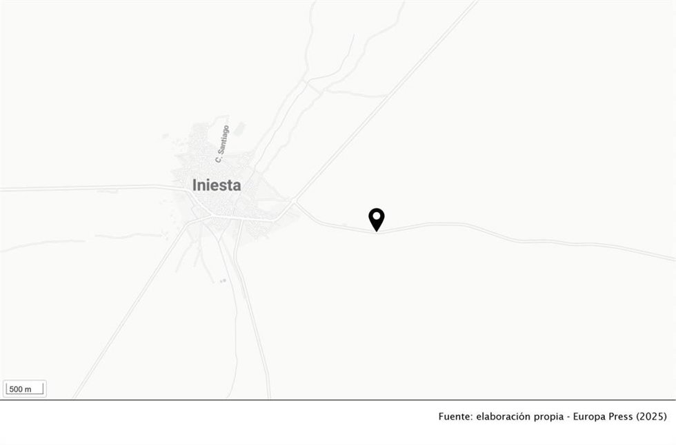 El accidente ha tenido lugar en la CM-3137 en el término municipal de Iniesta.