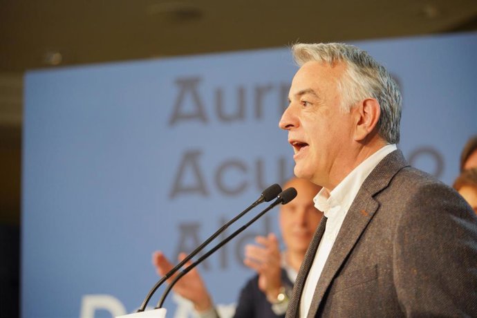 Archivo - El presidente del PP vasco, Javier de Andrés,