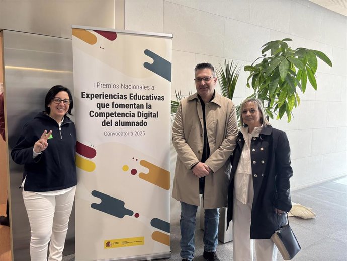 Docentes del San Juan de Dios de Valladolid premiados por el Ministerio de Educación.