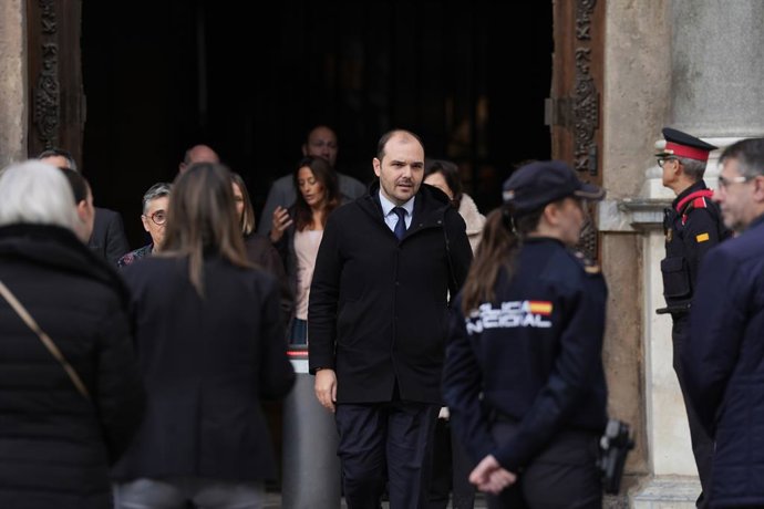 Archivo - El conseller de Presidència, Albert Dalmau