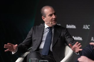 El CEO de Banco Santander, Héctor Grisi, durante el 32º Encuentro del Sector Financiero de Deloitte y ABC, en Madrid (España). 