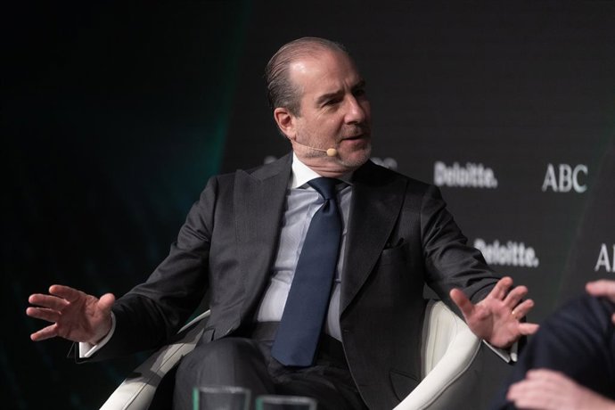 El CEO de Banco Santander, Héctor Grisi, durante el 32º Encuentro del Sector Financiero de Deloitte y ABC, en Madrid (España). 