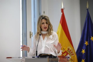 La vicepresidenta segunda y ministra de Trabajo y Economía Social, Yolanda Díaz,  