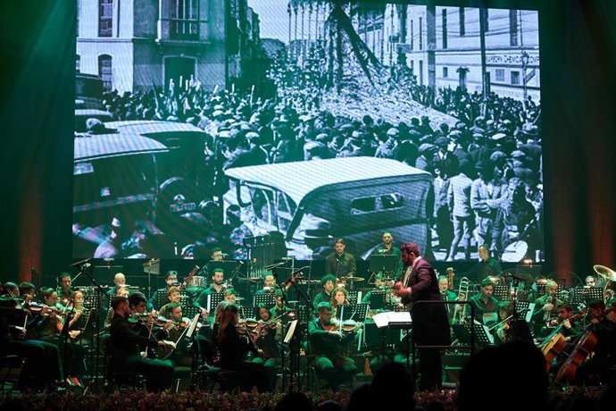Imagen de arhcivo de un Concierto de Cuaresma de la Orquesta Larios Pop del Soho.