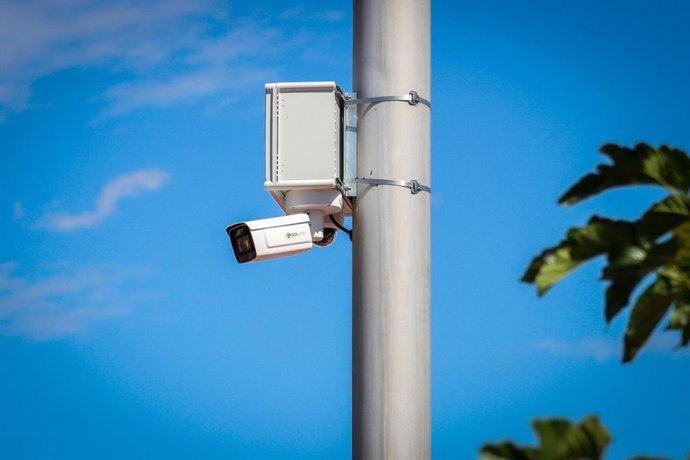 Archivo - Cámara de vigilancia en Torrent