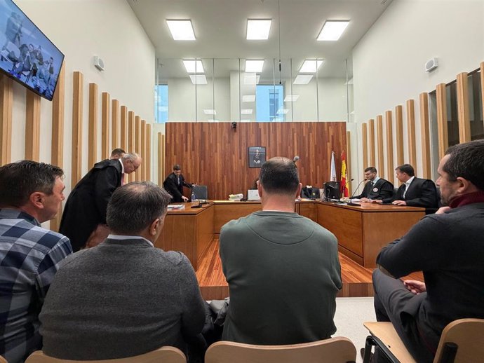Imagen de la segunda jornada del juicio por el accidente mortal en Cardama, ocurrido en noviembre de 2022.