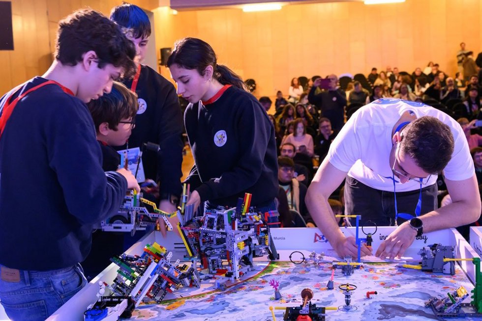 Imagen de archivo de la edición del año pasado de la final regional de la First Lego League
