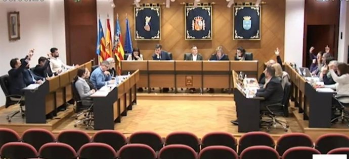 Ple de l'Ajuntament de Borriana