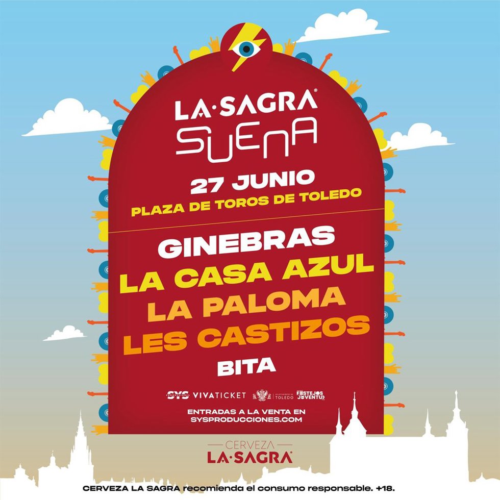 'La Sagra Suena' 2026 Da El Salto A Toledo Con La Casa Azul Y Ginebras Como Cabezas De Cartel