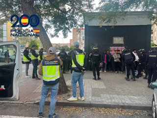 Operativo policial en el Distrito Macarena de Sevilla