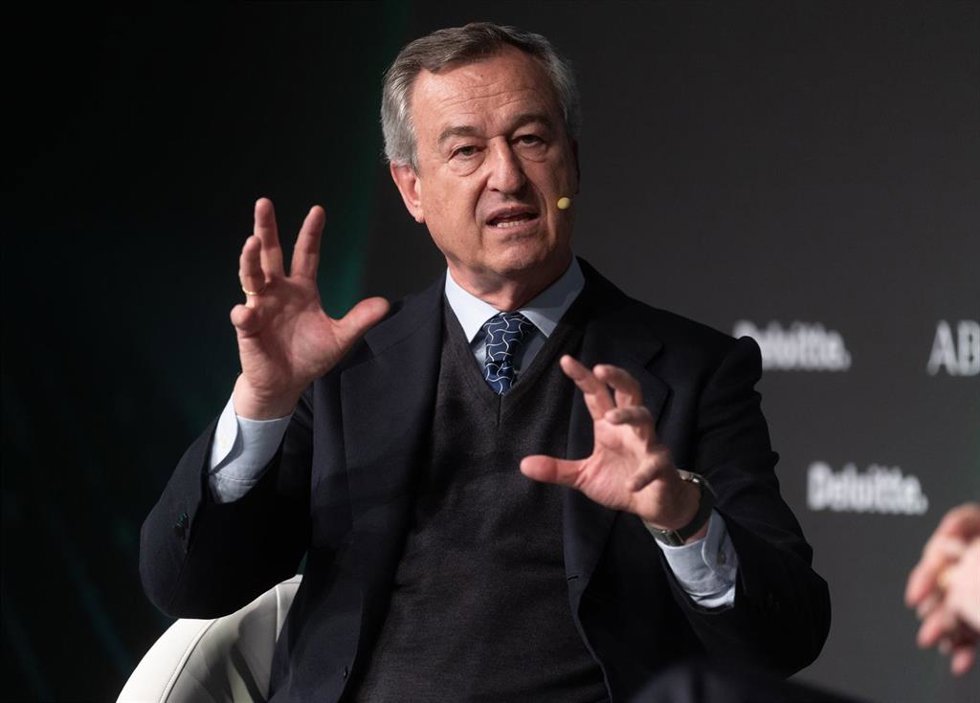 El CEO de Sabadell, César González-Bueno, durante el 32 Encuentro del Sector Financiero de Deloitte y ABC, en Madrid (España). 