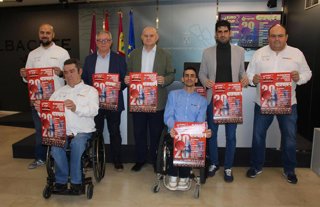 Presentación de los cuartos de final de la Copa del Rey de baloncesto en silla de ruedas.