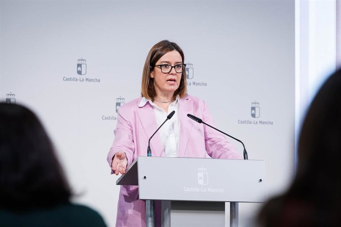 La consejera portavoz del Gobierno de Castilla-La Mancha, Esther Padilla.