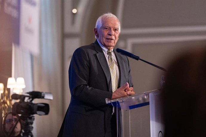 Archivo - El ex Alto Representante de la Unión Europea para Política Exterior y exministro socialista, Josep Borrell, durante un acto en Madrid en septiembre de 2025