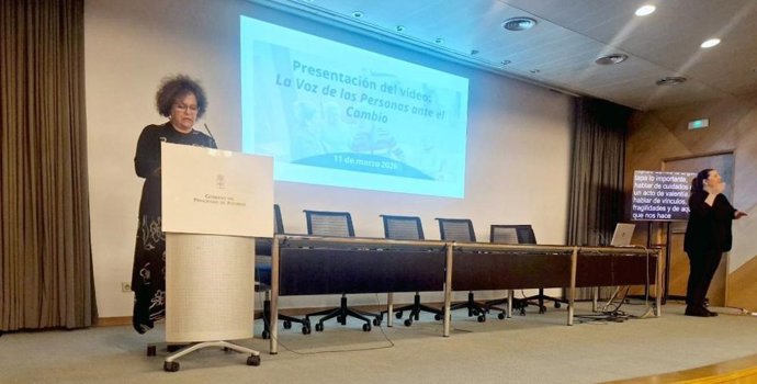 Marta del Arco, en la presentación
