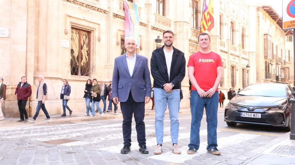 Consellers del PSIB, MÉS  y El PI en el Consell de Mallorca.