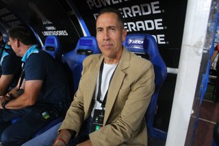 Futbol, O’Higgins vs Club Deportes Tolima, Tercera Fase, Conmebol Libertadores 2026  El entrenador de O’Higgins Lucas Bovaglio es fotografiado durante el partido de Conmebol Libertadores contra Club Deportes Tolima disputado en el Estadio Codelco El