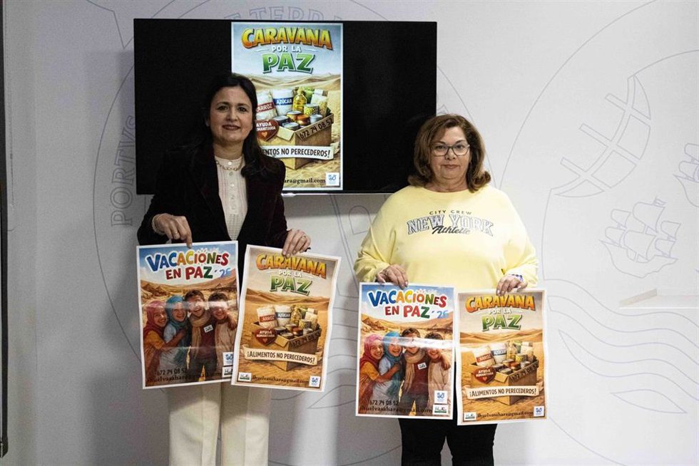 Presentación de la campaña de ayuda al pueblo saharaui Caravana por la Paz 2026.