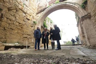 Visita al inicio de la restauración y recuperación de la Ermita de la Aurora de Córdoba.