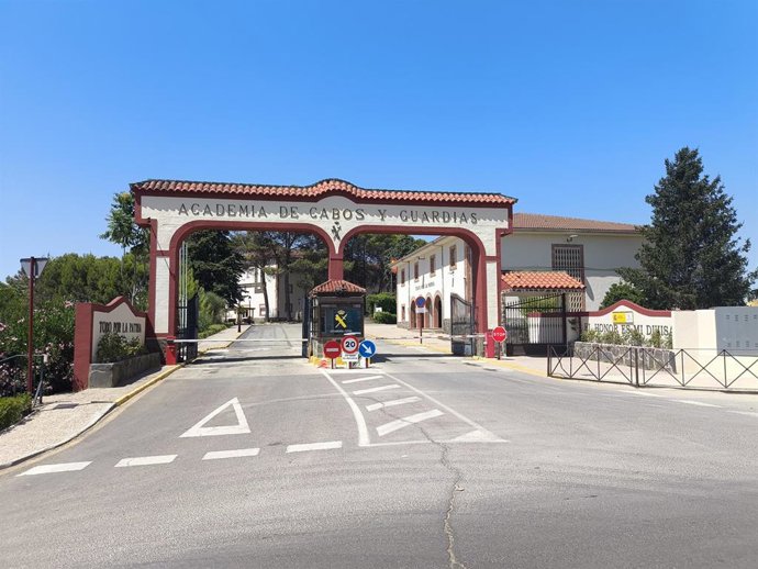Archivo - Entrada a la Academia de Cabos y Guardias de Baeza.